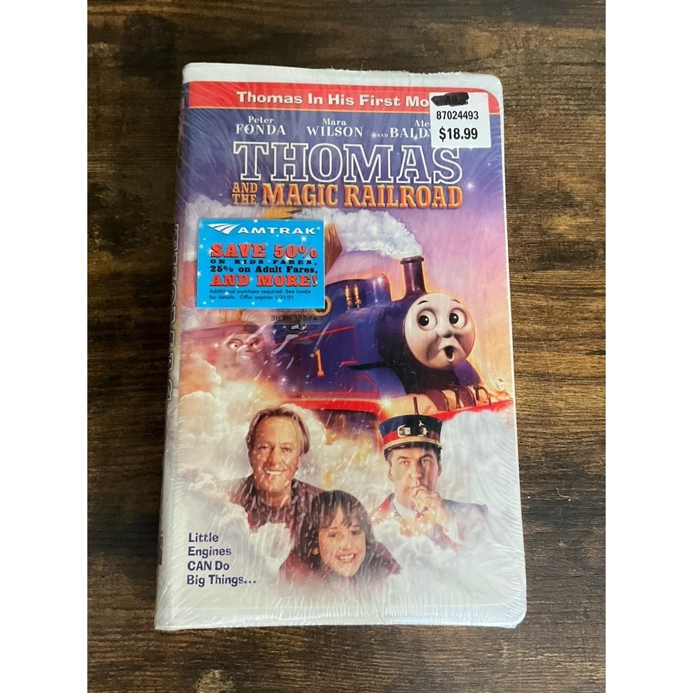 Thomas And The Magic Railroad 2000 VHS Clam Shell Thomas Tank Engine New Sealed